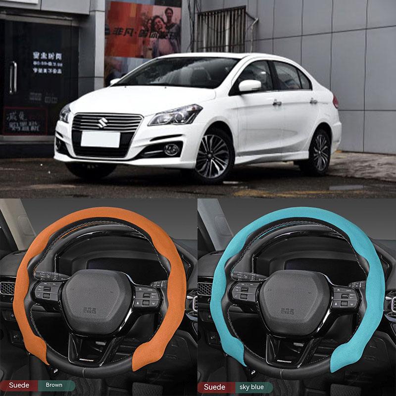 Для Suzuki Carbon Fiber Look Универсальная автомобильная крышка рулевого колеса Нескользящая авто Украшение интерьера автомобиля Suede Black A
Для Suzuki Carbon Fiber Look Универсальная автомобильная крышка рулевого колеса Нескользящая авто Украшение интерьера автомобиля Suede Black A