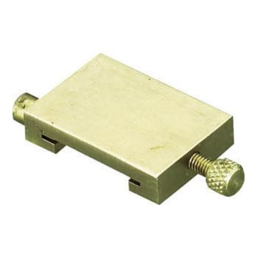 TRUSCO Brass Ruler Stopper for 60cm Rulers, TSD-60N
TRUSCO Brass Ruler Stopper for 60cm Rulers, TSD-60N