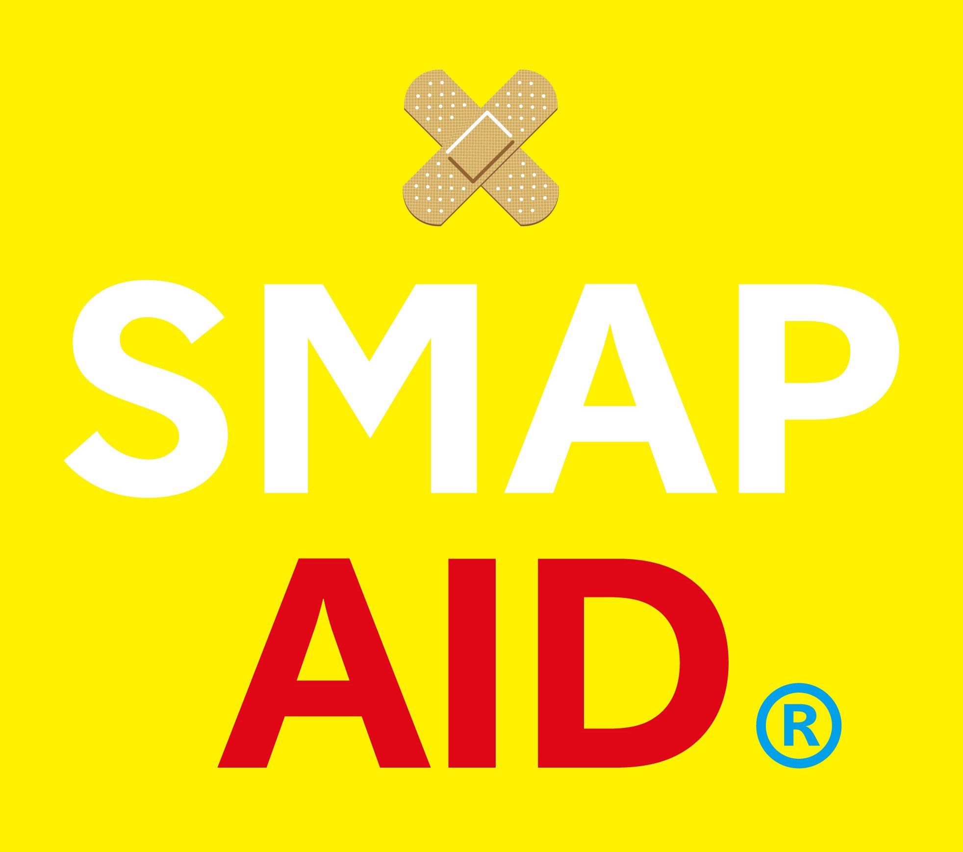 Smap Aid either a Happiness handkerchief or a Genki (includes YELLOW-AID RED-AID handkerchief)
Smap Aid either a Happiness handkerchief or a Genki (includes YELLOW-AID RED-AID handkerchief)