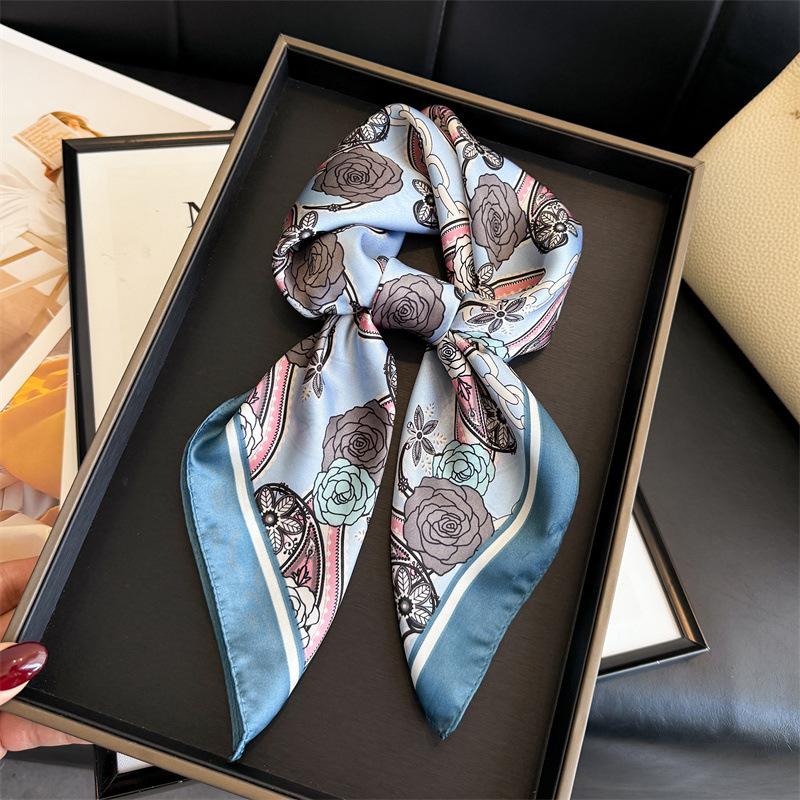 Women s Scarf Silk Hijab Female Shawl Wraps Bandana Headband Ribbon Headscarf Handkerchief Designer Luxury Foulards Femme 70x70cm
Women s Scarf Silk Hijab Female Shawl Wraps Bandana Headband Ribbon Headscarf Handkerchief Designer Luxury Foulards Femme 70x70cm