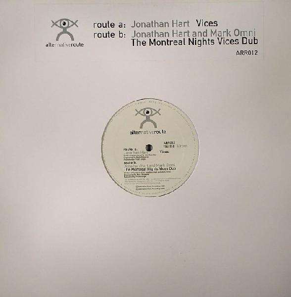 12inch Record JONATHAN HART - Vices ARR012 Alternative Rou 2003 UK Dance & Electronica Used
12inch Record JONATHAN HART - Vices ARR012 Alternative Rou 2003 UK Dance & Electronica Used