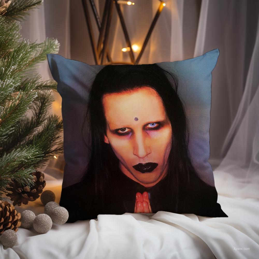 singer M-Marilyn M-Manson Cushion Cover Premium Comfort Reversible Pillow Cove -Two in One Design for Any Room & Car Interior 12x12Inch
singer M-Marilyn M-Manson Cushion Cover Premium Comfort Reversible Pillow Cove -Two in One Design for Any Room & Car Interior 12x12Inch