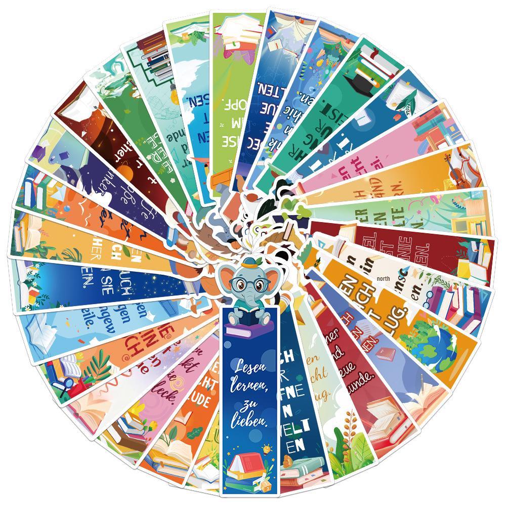30 German Animal Bookmarks: Book Annotation Cards for Students, DIY Decor, Gifts No
30 German Animal Bookmarks: Book Annotation Cards for Students, DIY Decor, Gifts No