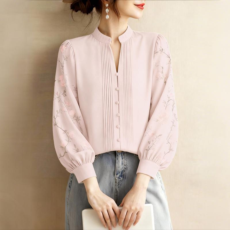 ZANZEA Жіноча повсякденна блузка з принтом, вставками та довгим рукавом, зі стійкою 4XL рожевий
ZANZEA Жіноча повсякденна блузка з принтом, вставками та довгим рукавом, зі стійкою 4XL рожевий