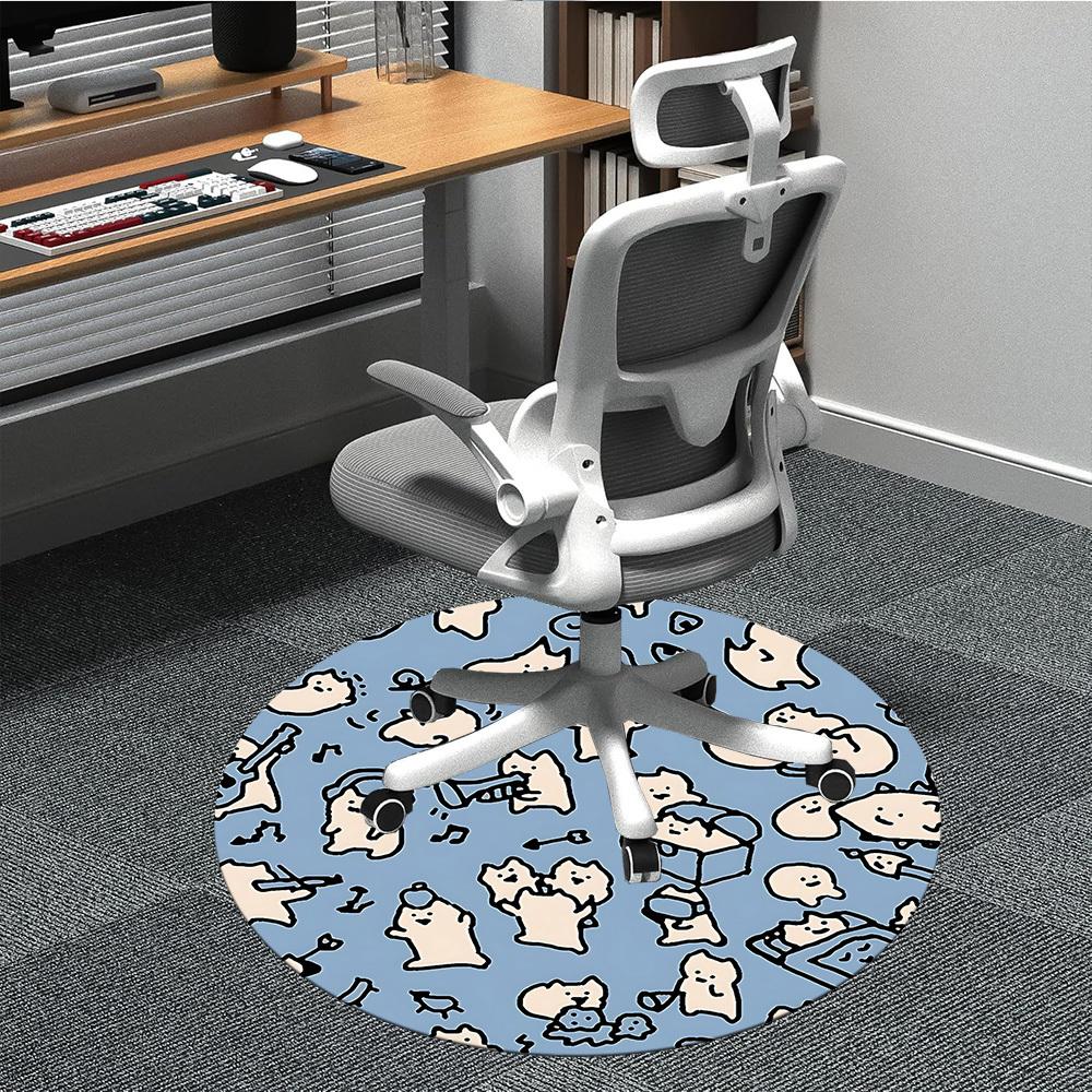 1pc Cute Animal Print Chair Carpet for Office, Round Non Slip Durable Large Size Office Carpet, Suitable for Office 80cm
1pc Cute Animal Print Chair Carpet for Office, Round Non Slip Durable Large Size Office Carpet, Suitable for Office 80cm