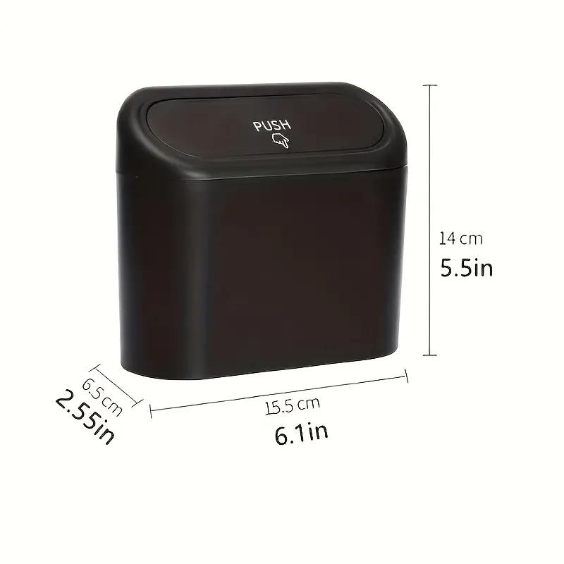 1pc Car-Mounted Trash Can - Mini Garbage Bin & Storage Box for Auto Organization (Essential Accessory) чёрный
1pc Car-Mounted Trash Can - Mini Garbage Bin & Storage Box for Auto Organization (Essential Accessory) чёрный