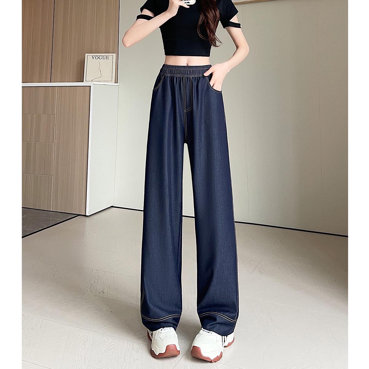 Women s Plus Size High Waist Tencel Denim Wide Leg Pants with Straight Drape - 2026 Spring/Summer Collection Large темно-синий
Women s Plus Size High Waist Tencel Denim Wide Leg Pants with Straight Drape - 2026 Spring/Summer Collection Large темно-синий