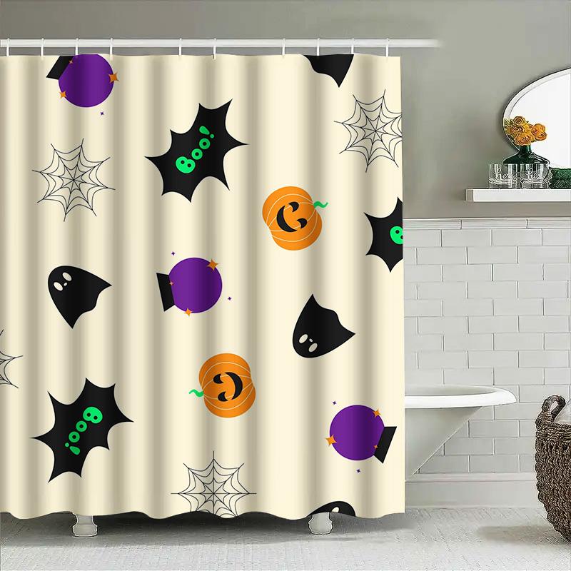 Tuniu Halloween Ghost Pattern Shower Curtain Cute Spooky Shower Curtain For Bathroom Kids Room W60H190(CM)-1 Pcs
Tuniu Halloween Ghost Pattern Shower Curtain Cute Spooky Shower Curtain For Bathroom Kids Room W60H190(CM)-1 Pcs