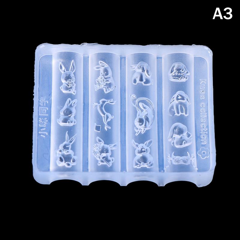 3D Silicone Nail Art Mold Relief Rabbit Paradise Moon Castle Design Transparent Manicure Template
3D Silicone Nail Art Mold Relief Rabbit Paradise Moon Castle Design Transparent Manicure Template