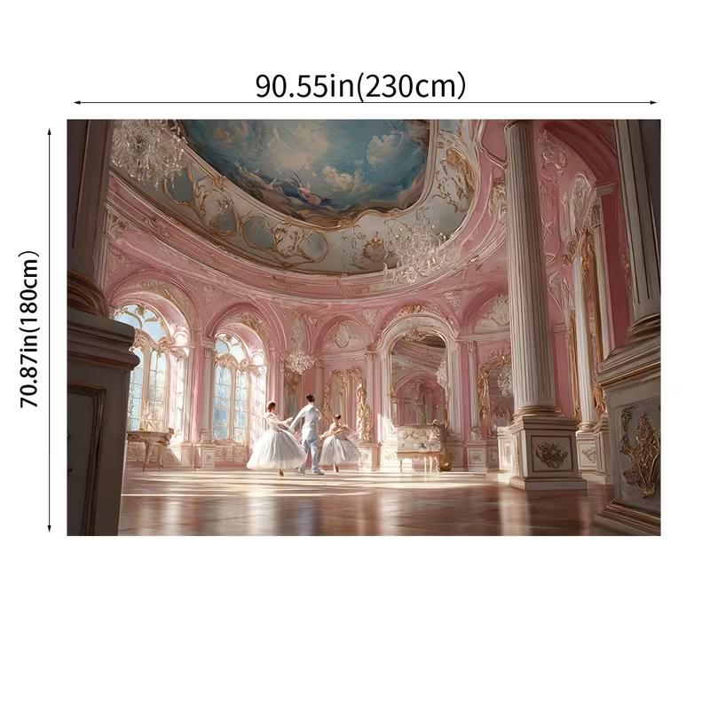 2D Enchanted Princess Ballroom Backdrop Elegant Luxury Photography Prop 47.2x31.5inch/120*80cm
2D Enchanted Princess Ballroom Backdrop Elegant Luxury Photography Prop 47.2x31.5inch/120*80cm