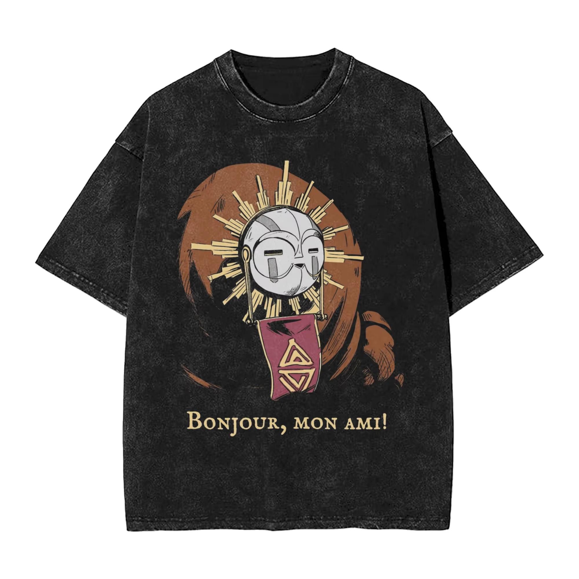 Unisex Women Expedition T Shirts Bonjou Mon Ami Tops Summer Streetwear Short Sleeve TShirt Popular Print Tee Shirt Wholesale M
Unisex Women Expedition T Shirts Bonjou Mon Ami Tops Summer Streetwear Short Sleeve TShirt Popular Print Tee Shirt Wholesale M
