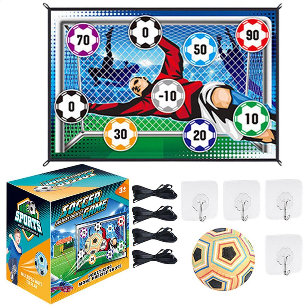 Soccer Ball Game Set for Kids Boys Toss Soccer Goal Game Soccer Training Equipment Set With 1 Ball 1 Flannel Target And 2 Ground
Soccer Ball Game Set for Kids Boys Toss Soccer Goal Game Soccer Training Equipment Set With 1 Ball 1 Flannel Target And 2 Ground