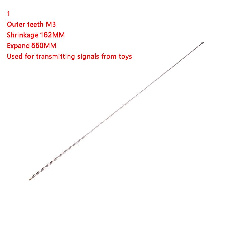 Outer Teeth M3 100cm 44121-4 Sections Telescopic Aerial Antenna For Radio TV RC Car Control Transmitter Controller Car Antenna 132MM
Outer Teeth M3 100cm 44121-4 Sections Telescopic Aerial Antenna For Radio TV RC Car Control Transmitter Controller Car Antenna 132MM