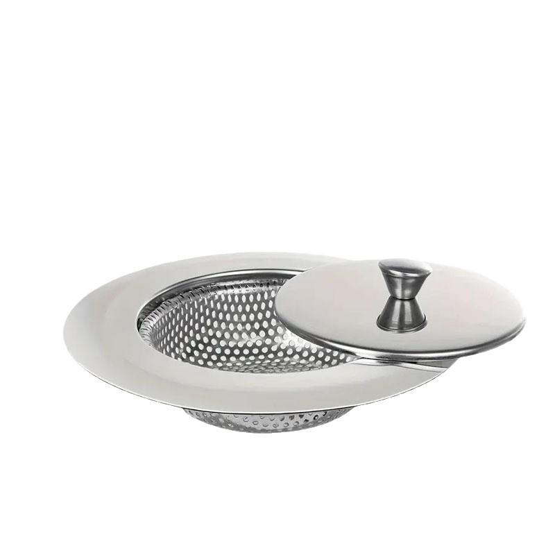 Stainless Steel Kitchen Sink Strainer with Lid - Anti-Odor Drain Filter, Food Waste Catcher for Sink, Dishwasher Drain Basket
Stainless Steel Kitchen Sink Strainer with Lid - Anti-Odor Drain Filter, Food Waste Catcher for Sink, Dishwasher Drain Basket