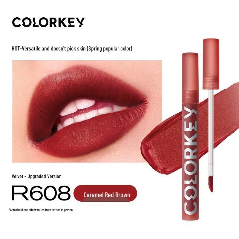 Colorkey Lip Gloss: Air Velvet Matte with Mirror Finish, Brightening Nude Lipstick for Women - Street Style Aura.
Colorkey Lip Gloss: Air Velvet Matte with Mirror Finish, Brightening Nude Lipstick for Women - Street Style Aura.