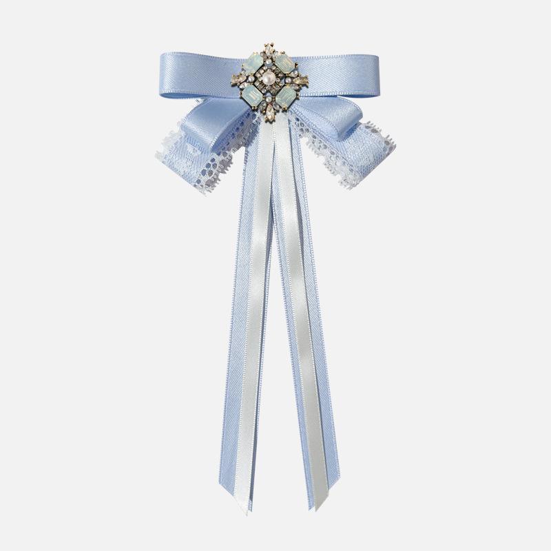 Korean Ribbon Lace Bow Tie Rhinestone Crystal Pearl Brooch Pins for Women Elegant Necktie Wedding Collar Accessories Gifts
Korean Ribbon Lace Bow Tie Rhinestone Crystal Pearl Brooch Pins for Women Elegant Necktie Wedding Collar Accessories Gifts