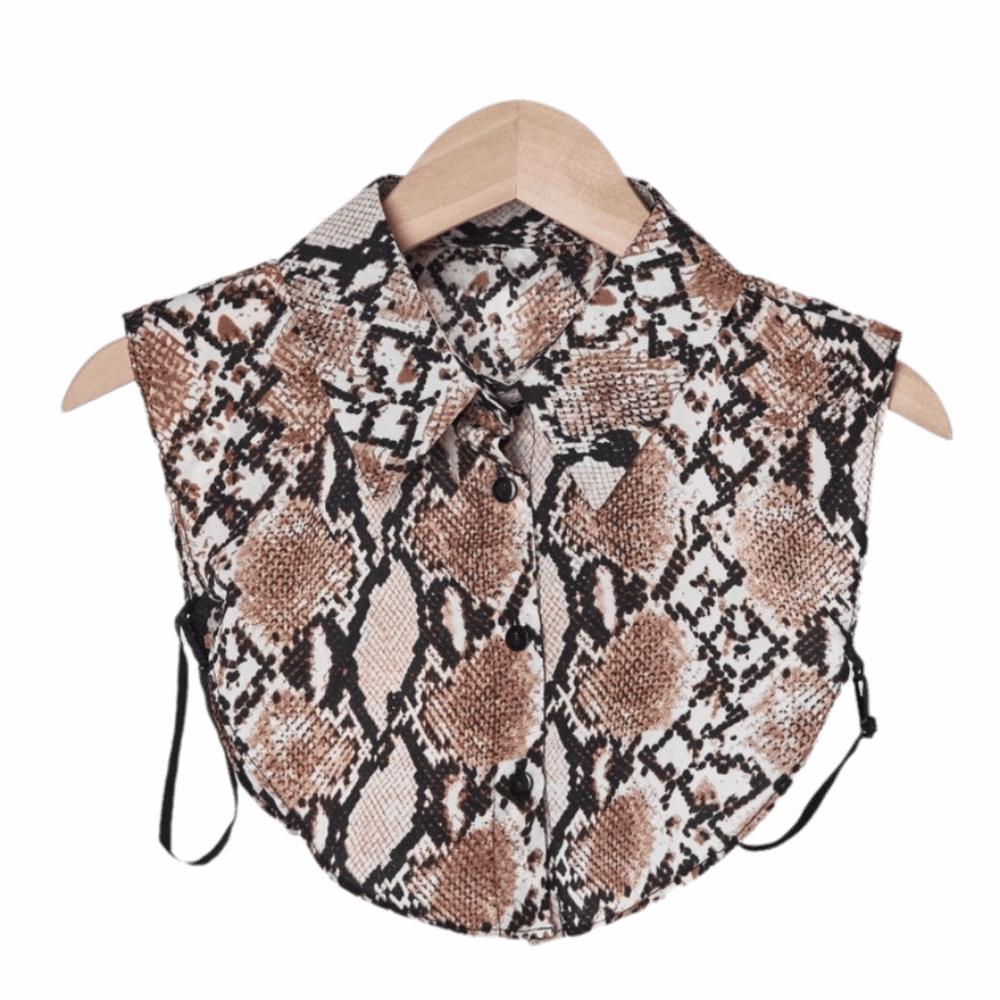 Leopard Print False Collar Elegant Lightweight Detachable Collar Decorative Pleated Design False Shirt Collar Blouse Decoration
Leopard Print False Collar Elegant Lightweight Detachable Collar Decorative Pleated Design False Shirt Collar Blouse Decoration