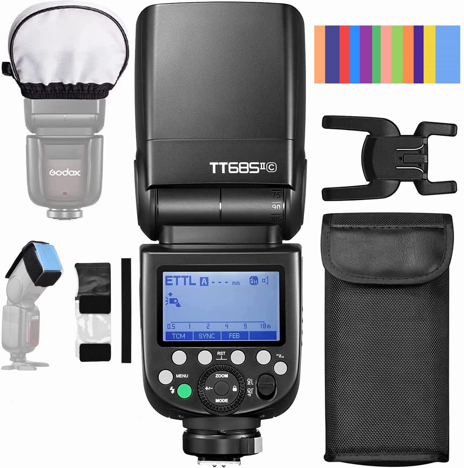Authorized Godox TT685IIC Flash Strobe Speedlight Compatible with GN60 1 8000s Canon 1DX 5D Mark III 5D Mark II 6D 7D 60D 50D 40D 30D 650D600D [Godox
Authorized Godox TT685IIC Flash Strobe Speedlight Compatible with GN60 1 8000s Canon 1DX 5D Mark III 5D Mark II 6D 7D 60D 50D 40D 30D 650D600D [Godox