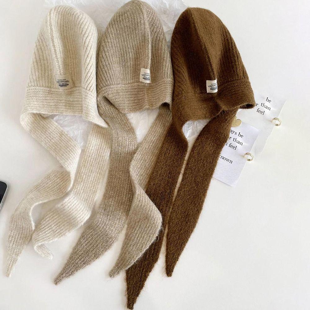 Soft Coldproof Hooded Caps Korean Style Scarf Hat Vintage Balaclava Skullies Caps All-match чорний
Soft Coldproof Hooded Caps Korean Style Scarf Hat Vintage Balaclava Skullies Caps All-match чорний