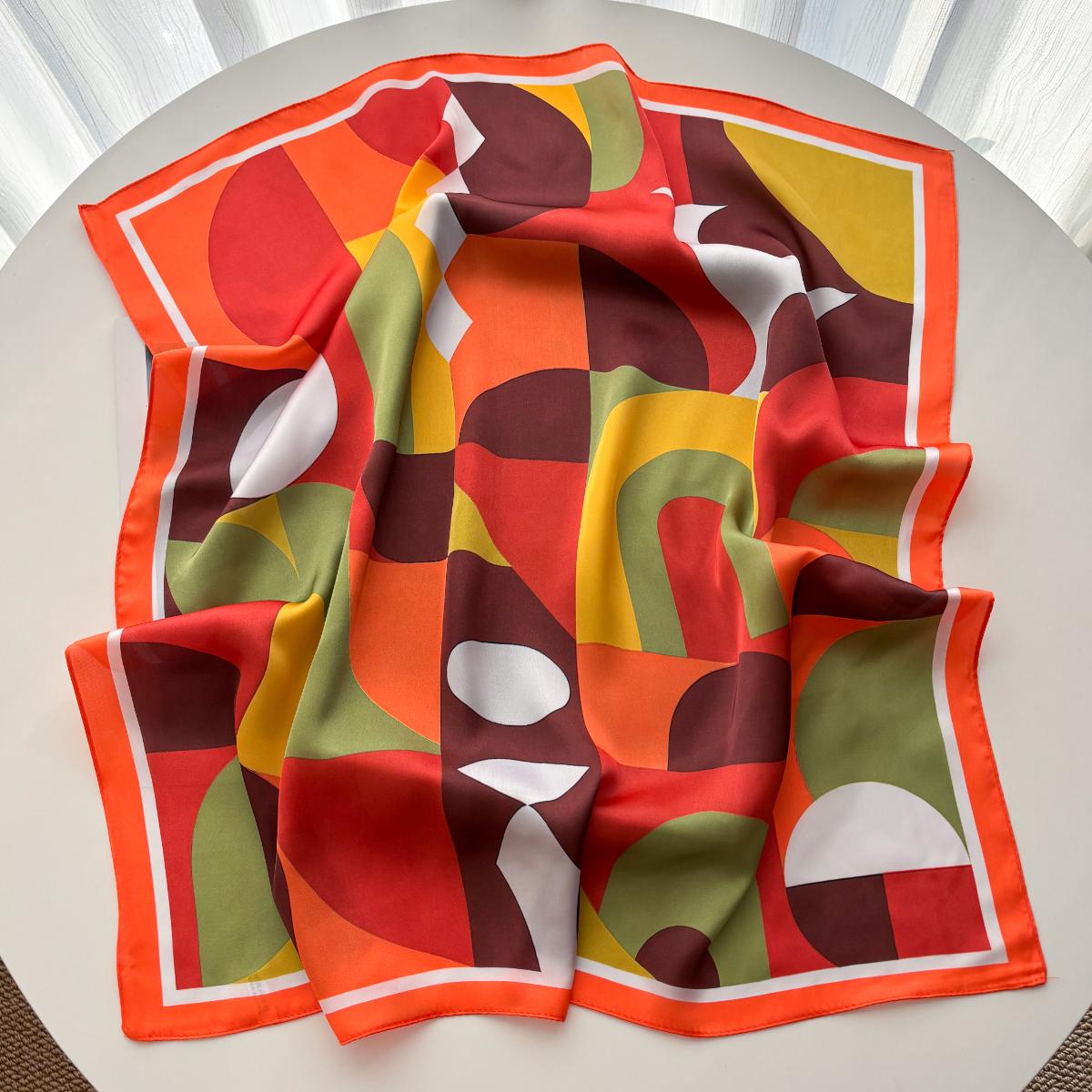 Cute Square Scarf For Women Luxury Color Ladies Hijab Neckerchief Soft Stain Imitation Silk Scarves Elegant Shawl For Daily Wear
Cute Square Scarf For Women Luxury Color Ladies Hijab Neckerchief Soft Stain Imitation Silk Scarves Elegant Shawl For Daily Wear