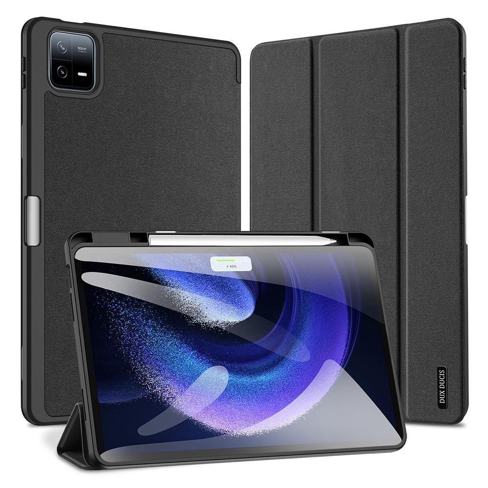 DUX DUCIS Domo Series for Xiaomi Pad 6/Pad 6 Pro Tablet Case PU Leather Full-Body Tri-Fold Stand Folio Smart Cover Black
DUX DUCIS Domo Series for Xiaomi Pad 6/Pad 6 Pro Tablet Case PU Leather Full-Body Tri-Fold Stand Folio Smart Cover Black