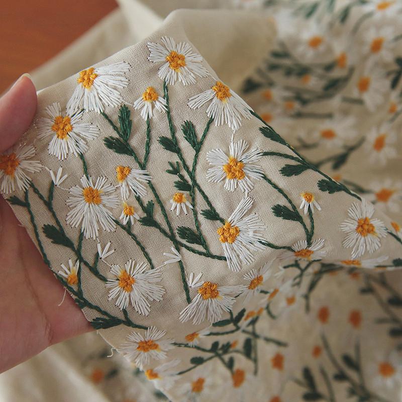 50x135cm Retro Daisy Embroidery Cotton Linen Fabric 3D Flower Fashion Art DIY Bag Clothing Tablecloth Cover Sewing Accessories 135x50cm
50x135cm Retro Daisy Embroidery Cotton Linen Fabric 3D Flower Fashion Art DIY Bag Clothing Tablecloth Cover Sewing Accessories 135x50cm