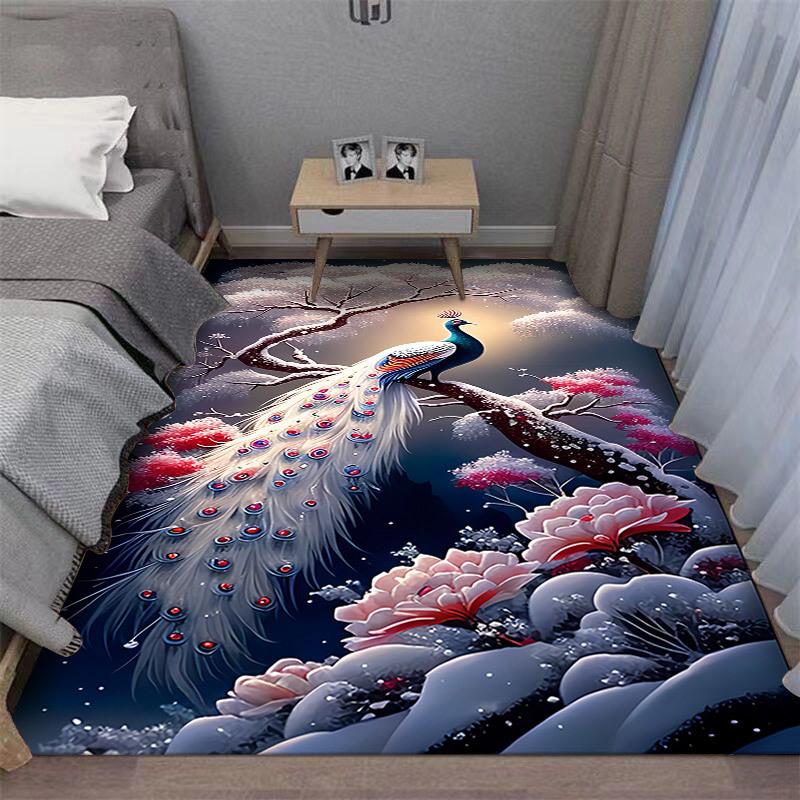 Утолщенный 3D павлин ковер у кровати в спальне универсальный ковер на все времена года для эркерного окна на кухне в гостиной ковер высокого класса 80x160cm зелёный
Утолщенный 3D павлин ковер у кровати в спальне универсальный ковер на все времена года для эркерного окна на кухне в гостиной ковер высокого класса 80x160cm зелёный