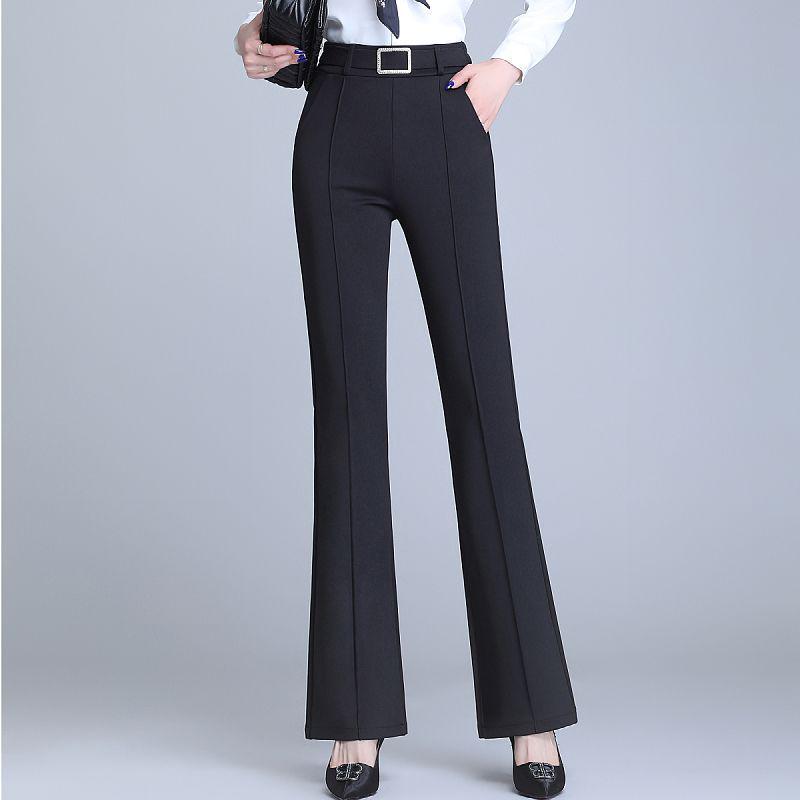 Slim High-Waist Stretch Flare Pants - Versatile & Comfortable for Spring/Autumn S for 80-89 jin
Slim High-Waist Stretch Flare Pants - Versatile & Comfortable for Spring/Autumn S for 80-89 jin