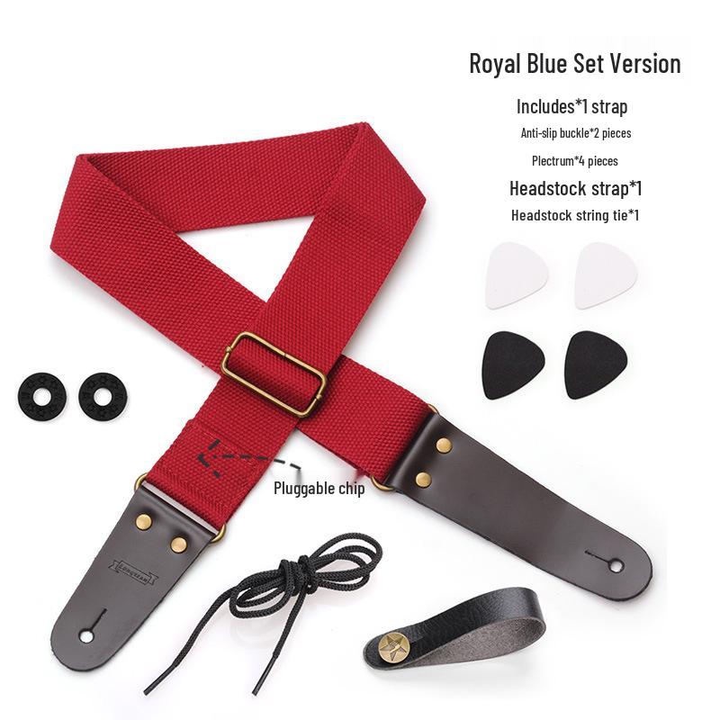 Creative Cotton Guitar Strap Set: Non-slip Strap for Acoustic, Electric, and Bass Guitars Set Version червоний
Creative Cotton Guitar Strap Set: Non-slip Strap for Acoustic, Electric, and Bass Guitars Set Version червоний