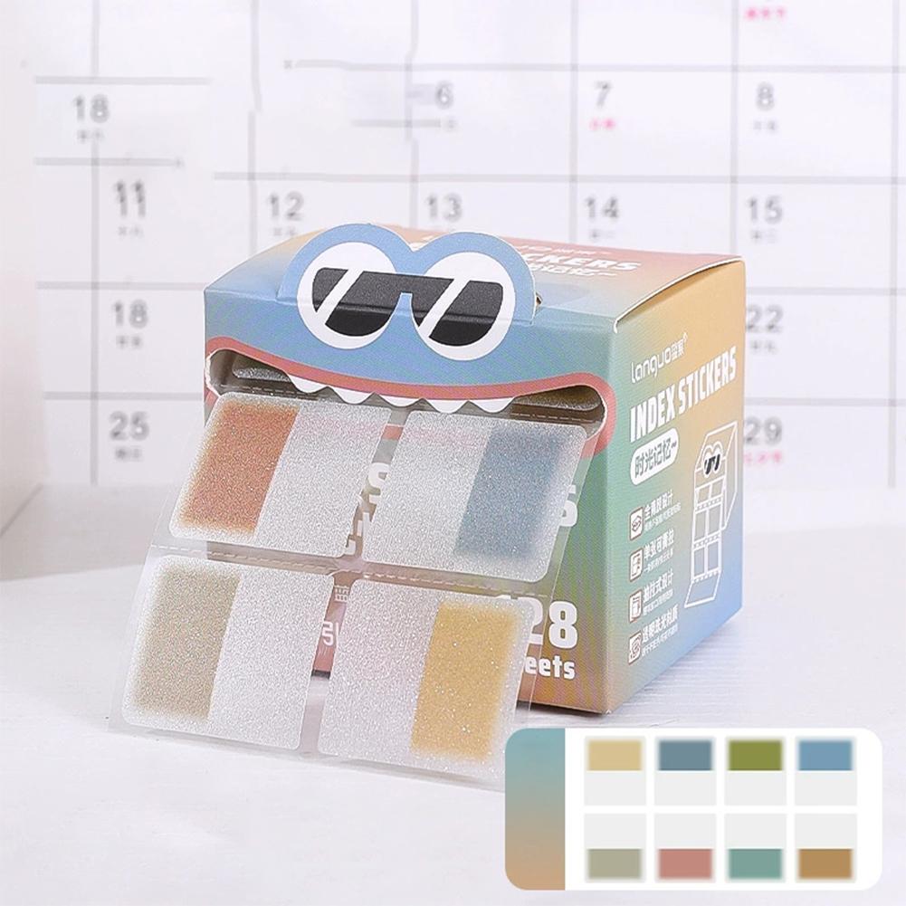 128 Sheets/Roll Pearlescent Transparent Index Sticker Colorful Funny Sticky Notes Marking Note Memo Pad Students Writing Supplies #03
128 Sheets/Roll Pearlescent Transparent Index Sticker Colorful Funny Sticky Notes Marking Note Memo Pad Students Writing Supplies #03