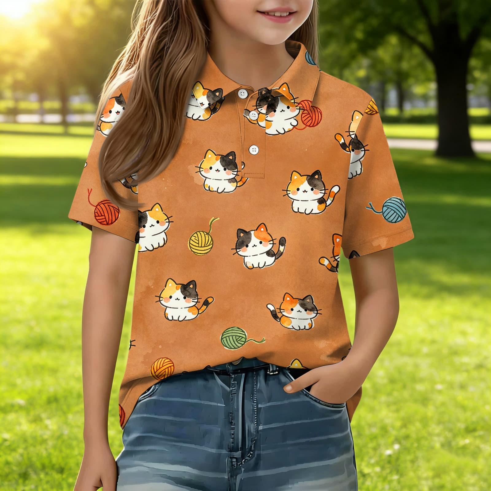 Children s Casual Short Sleeve Polo Shirt with Animal Print Lightweight Comfortable Soft Fabric Kids Summer Top 140
Children s Casual Short Sleeve Polo Shirt with Animal Print Lightweight Comfortable Soft Fabric Kids Summer Top 140