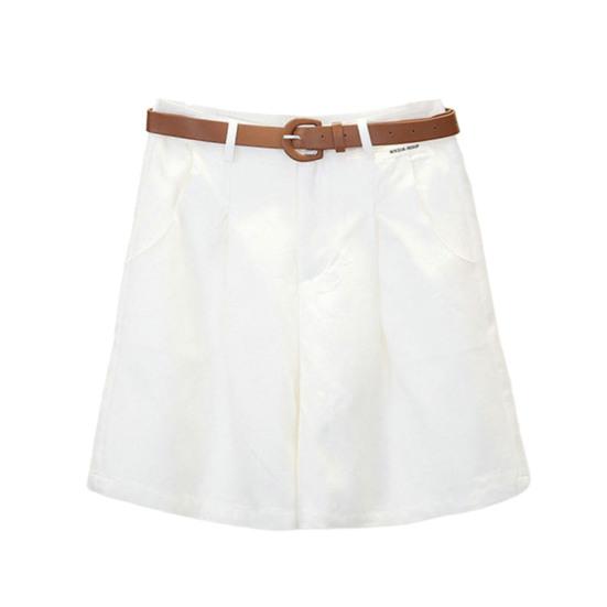 Women Summer Shorts A-line Solid Color With Belt High Waist Suit Shorts Loose Pockets Zipper Button Closure Lady Dating Commute Shorts XL білий
Women Summer Shorts A-line Solid Color With Belt High Waist Suit Shorts Loose Pockets Zipper Button Closure Lady Dating Commute Shorts XL білий