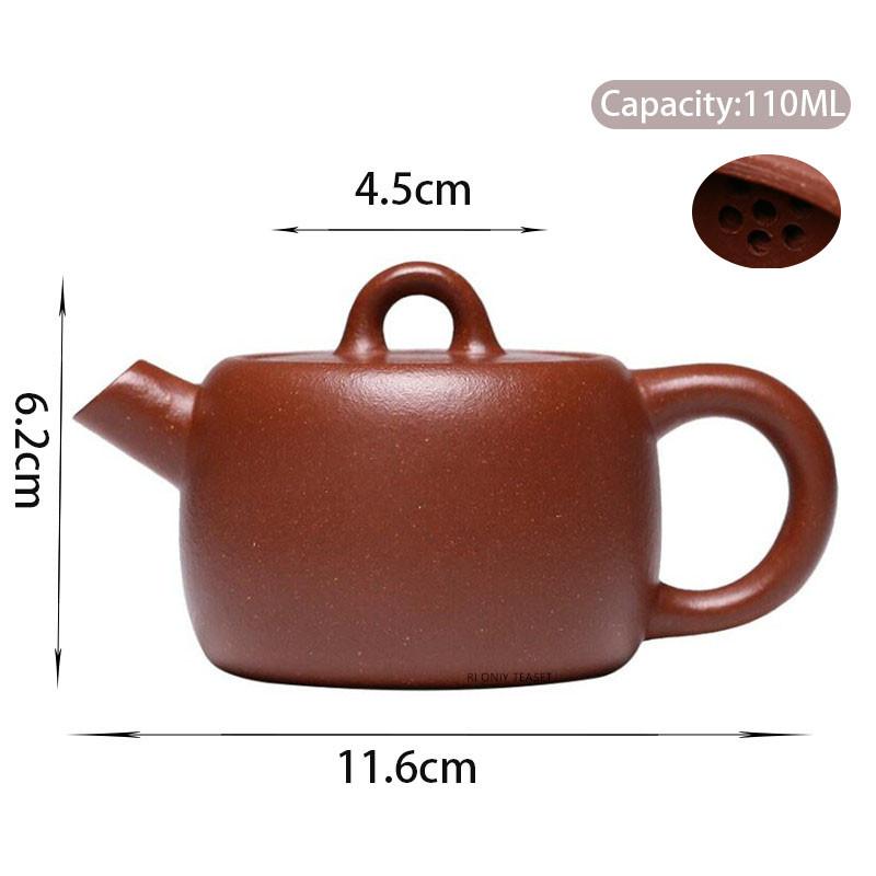 110ml Yixing Handmade Purple Clay Teapots Small Capacity Famous Tea Pot Teaware Beauty Kettle Chinese Authentic Zisha Tea Set
110ml Yixing Handmade Purple Clay Teapots Small Capacity Famous Tea Pot Teaware Beauty Kettle Chinese Authentic Zisha Tea Set