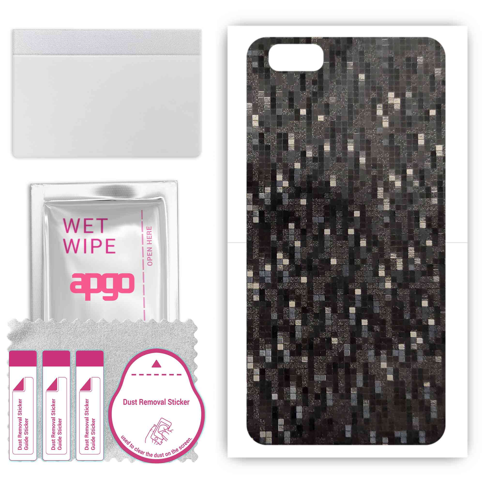 apgo Protective Skin Sticker for the back compatible with Asus Zenfone 4 Max ZC520KL, Wrap Film, Foil, Vinyl - Pattern Carbon Black Pixel
apgo Protective Skin Sticker for the back compatible with Asus Zenfone 4 Max ZC520KL, Wrap Film, Foil, Vinyl - Pattern Carbon Black Pixel