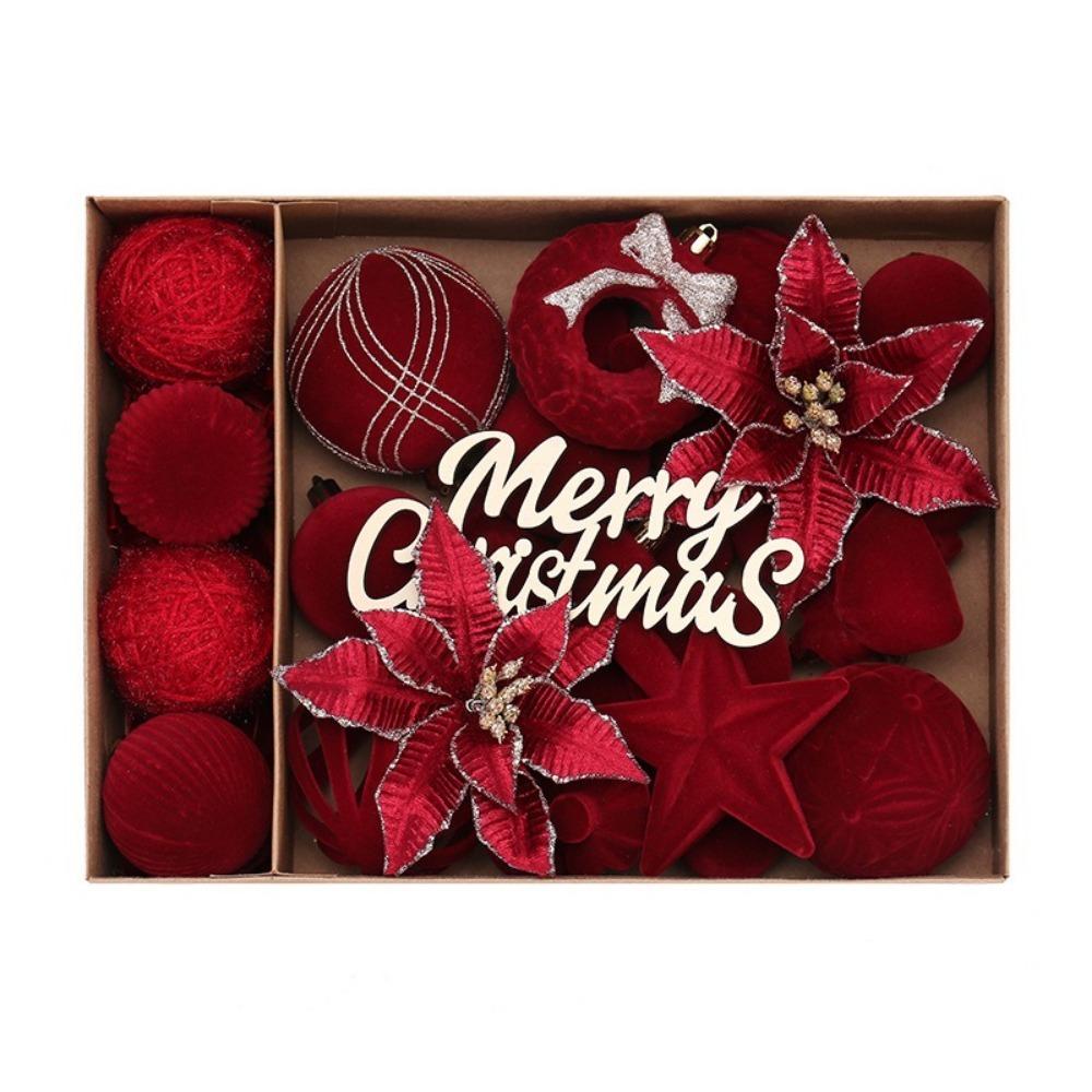 38PCS European-style Christmas Decorations Ball Pendant Xmas Tree Hanging Pendant Tree Decoration вино красного
38PCS European-style Christmas Decorations Ball Pendant Xmas Tree Hanging Pendant Tree Decoration вино красного