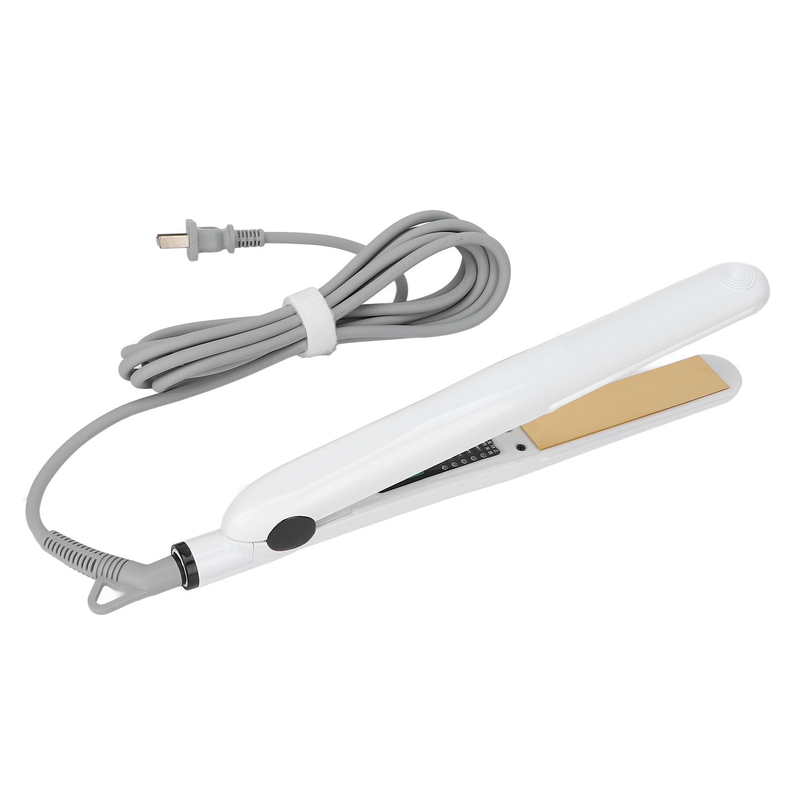 Водонепроницаемый выпрямитель для волос Профессиональный регулируемый по температуре керамический утюжок для волос Белый US Plug
Водонепроницаемый выпрямитель для волос Профессиональный регулируемый по температуре керамический утюжок для волос Белый US Plug