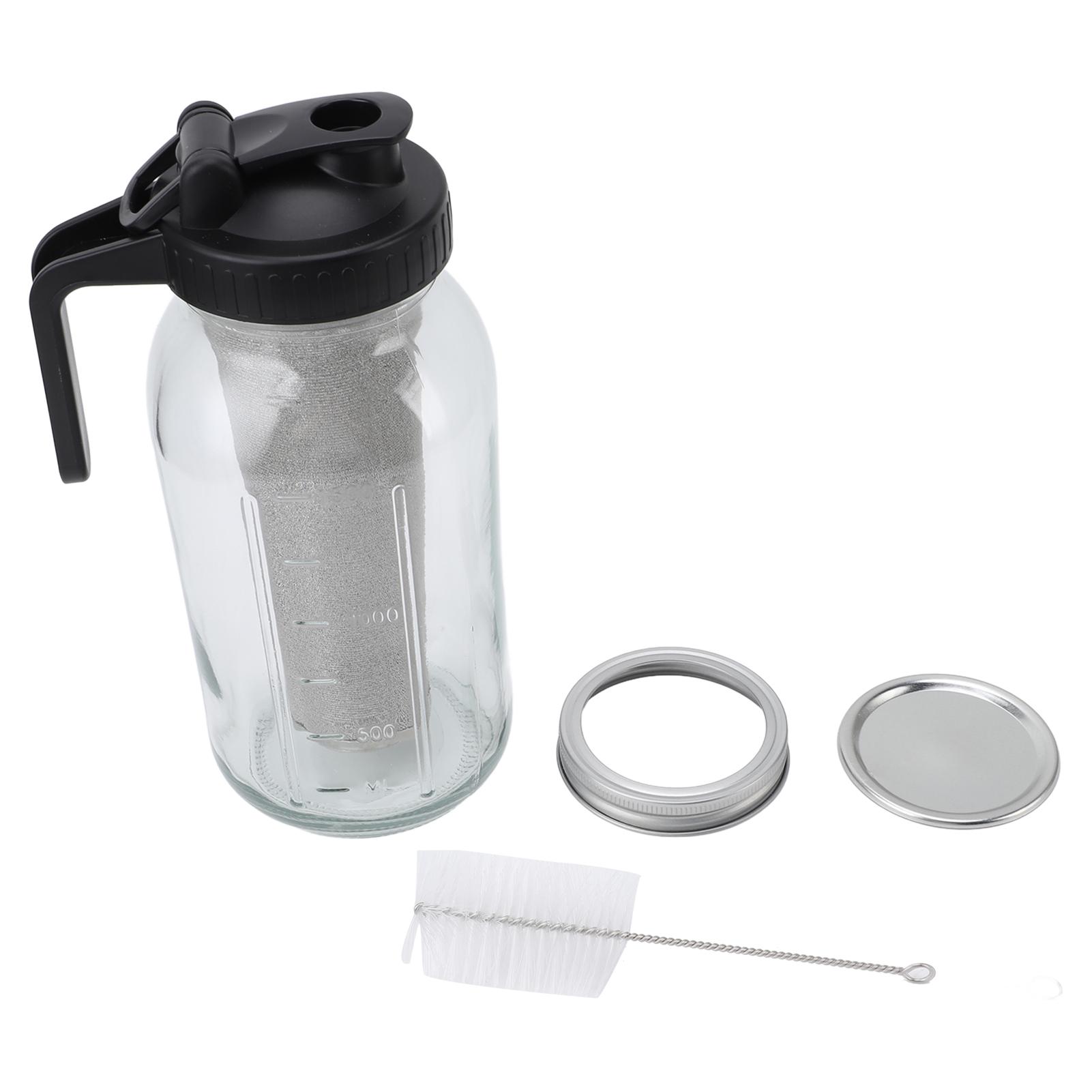 Кувшин для приготовления холодного кофе с фильтром из нержавеющей стали, толстое стекло, кувшин для приготовления холодного кофе L
Кувшин для приготовления холодного кофе с фильтром из нержавеющей стали, толстое стекло, кувшин для приготовления холодного кофе L