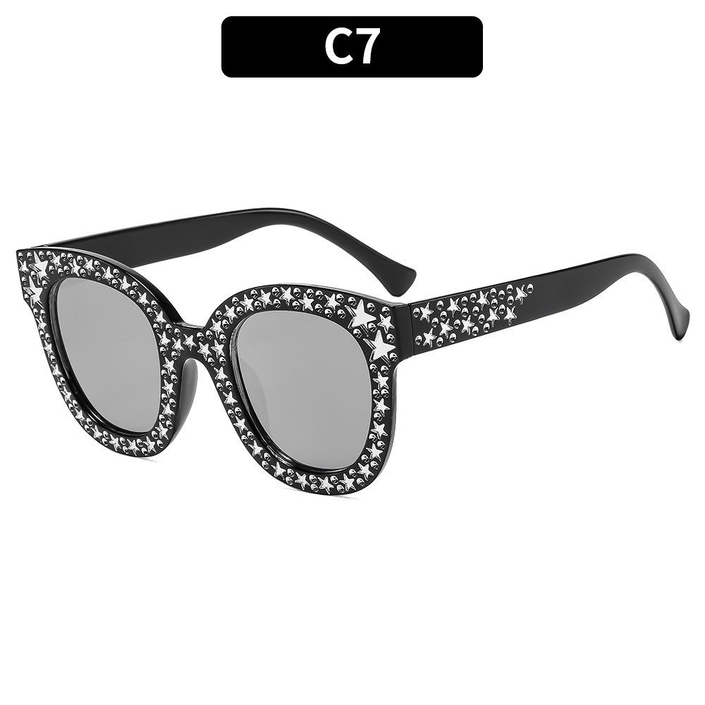 Fashion Gypsy Star Pentagram Sunglasses High Sense Street Shooting Versatile Personality Sunglasses Trendy Glasses
Fashion Gypsy Star Pentagram Sunglasses High Sense Street Shooting Versatile Personality Sunglasses Trendy Glasses