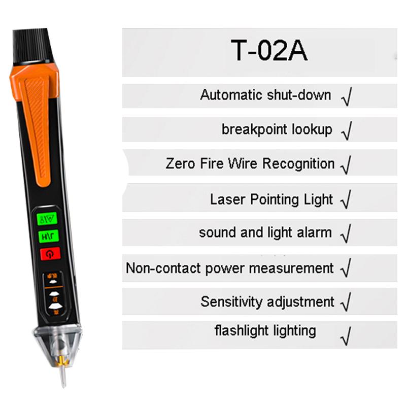 Smart Test Pencil Voltage Detector Pen Non-Contact 12-1000V Current Electric Sensor Voltage Tester Pen Meter Voltage Indicator
Smart Test Pencil Voltage Detector Pen Non-Contact 12-1000V Current Electric Sensor Voltage Tester Pen Meter Voltage Indicator