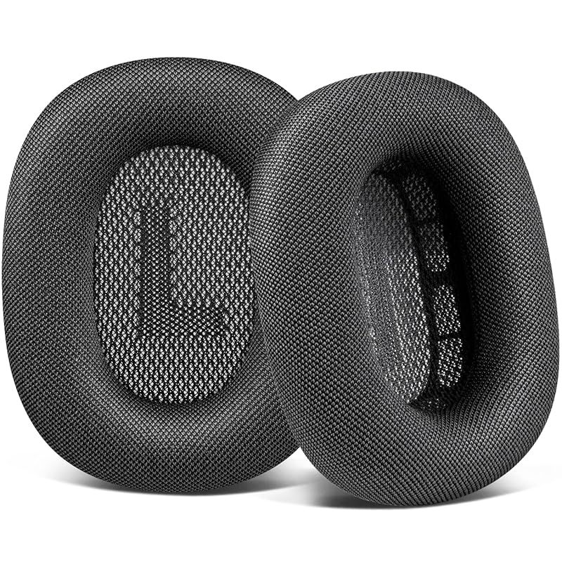 SOULWIT ear pads ear cushion for Airpods Max Over-Ear headset for exchange earmuffs pad durable mesh fabric head pad soft foam ear cup - space gray
SOULWIT ear pads ear cushion for Airpods Max Over-Ear headset for exchange earmuffs pad durable mesh fabric head pad soft foam ear cup - space gray