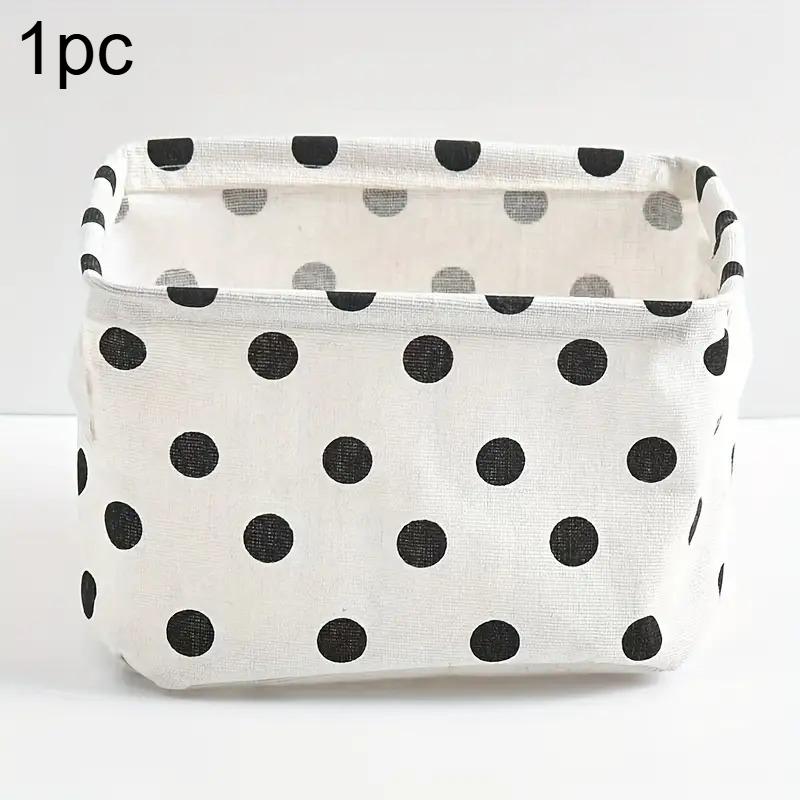 1pc Small Foldable Canvas Storage Basket With Handle Cotton And Linen Desktop Storage Box Small Fresh Waterproof Storage Basket
1pc Small Foldable Canvas Storage Basket With Handle Cotton And Linen Desktop Storage Box Small Fresh Waterproof Storage Basket