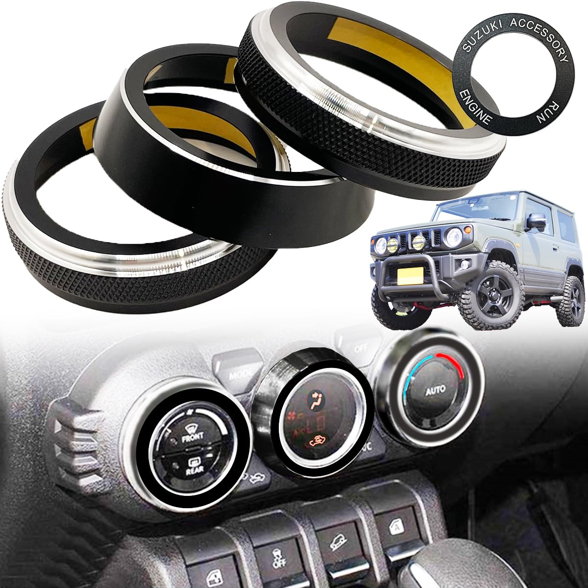 BLOOM SPIRITS Jimny Air Conditioner Dial Cover JB64W JB74W Аксессуары, совместимые с Swift Air Conditioner Dial Cover Start Button Ring H29.1~
BLOOM SPIRITS Jimny Air Conditioner Dial Cover JB64W JB74W Аксессуары, совместимые с Swift Air Conditioner Dial Cover Start Button Ring H29.1~
