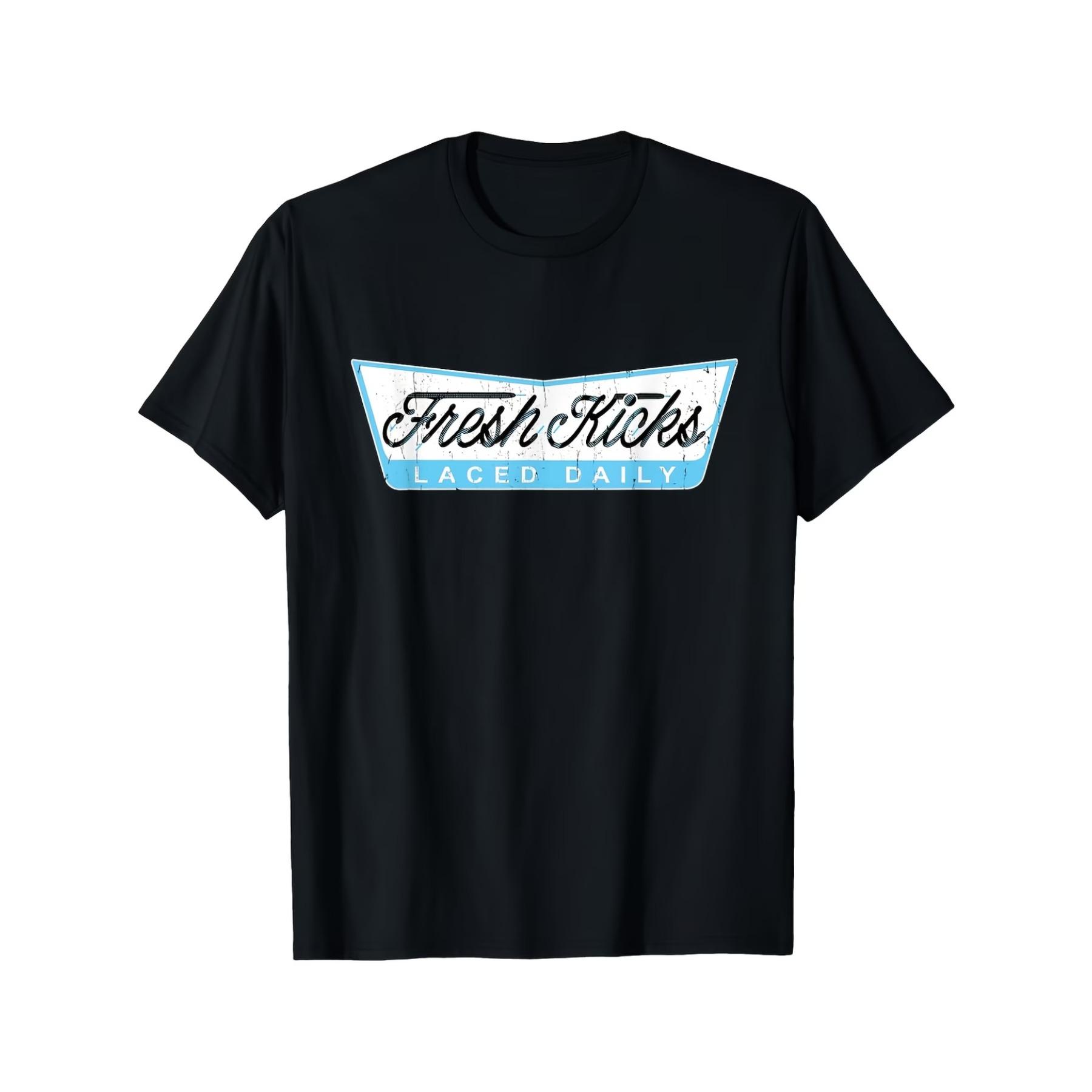 Blue Fresh Kicks Sneaker Graphic T-Shirt for & - Vintage Soft Breathable Cotton Tee with Sneaker Print, Casual Round Neck Short Sleeve Shirt XXL
Blue Fresh Kicks Sneaker Graphic T-Shirt for & - Vintage Soft Breathable Cotton Tee with Sneaker Print, Casual Round Neck Short Sleeve Shirt XXL