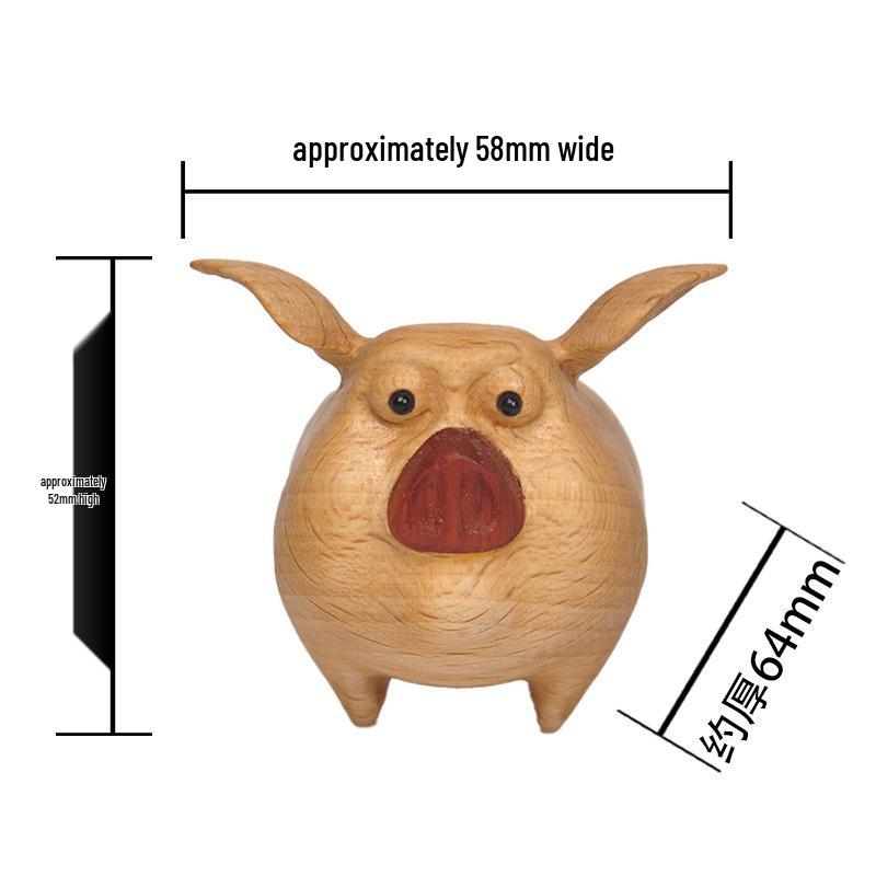 Beech Wood Rocking Pig Ornament - Office & Home Entry Decoration Gift
Beech Wood Rocking Pig Ornament - Office & Home Entry Decoration Gift