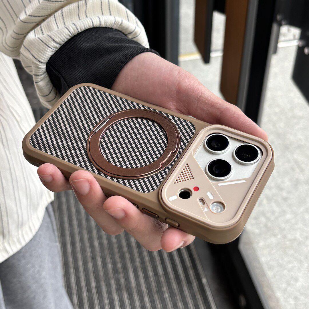 iPhone 17 Pro Carbon Fiber Pattern 360° Rotating Magnetic Stand Protective Case with Skin-Feel for Apple 16 17
iPhone 17 Pro Carbon Fiber Pattern 360° Rotating Magnetic Stand Protective Case with Skin-Feel for Apple 16 17