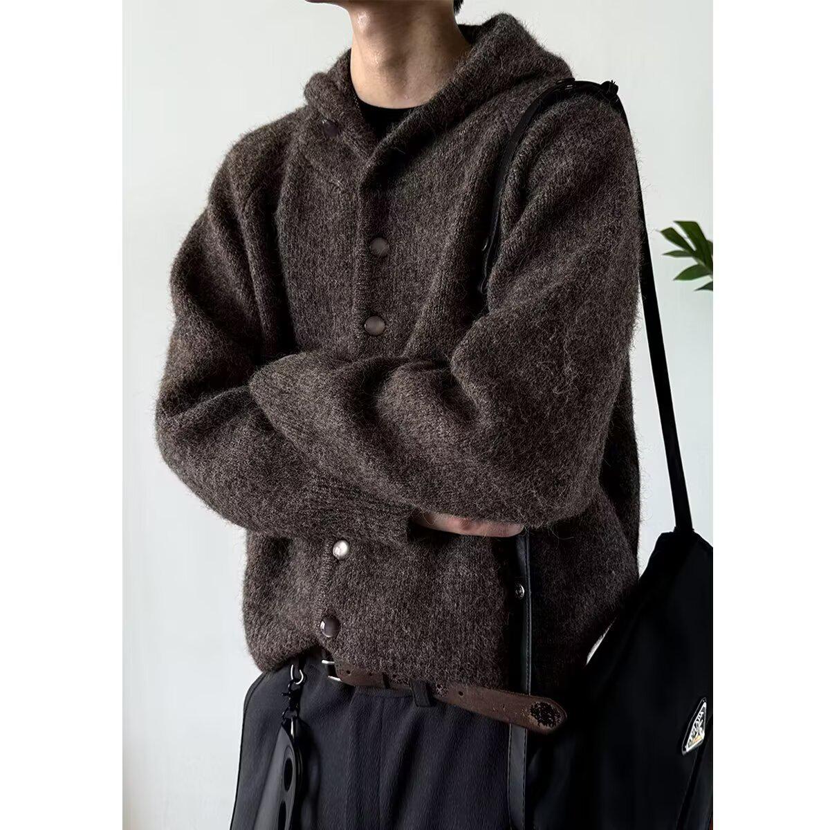 Men’s Winter Thick Half-High Collar Hooded Knit Cardigan Sweater XL коричневий
Men’s Winter Thick Half-High Collar Hooded Knit Cardigan Sweater XL коричневий