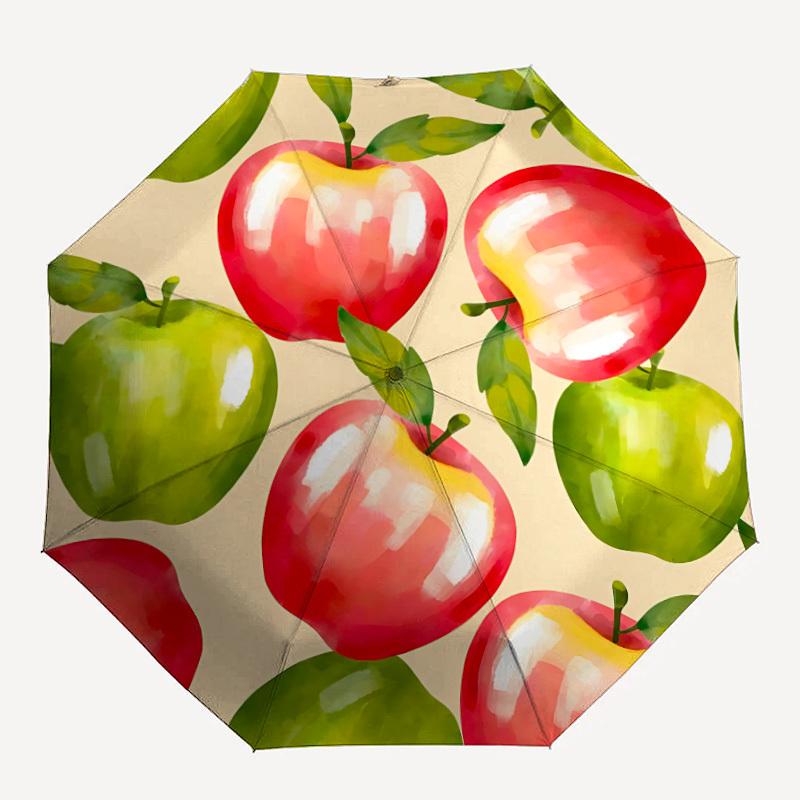 1pc Apple Print Auto-Fold Umbrella with One-Touch Open/Close - 8 Reinforced Ribs for Windproof Stability, yy251118194
1pc Apple Print Auto-Fold Umbrella with One-Touch Open/Close - 8 Reinforced Ribs for Windproof Stability, yy251118194