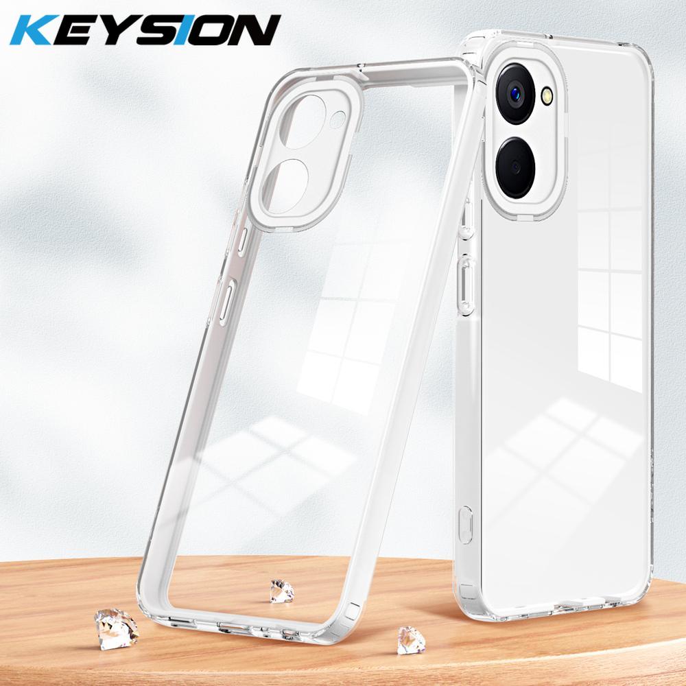 Противоударный прозрачный чехол KEYSION для Realme 10 4G C33, прозрачный ТПУ + ПК, задняя крышка для телефона 2 в 1 для OPPO Realme 10 C33
Противоударный прозрачный чехол KEYSION для Realme 10 4G C33, прозрачный ТПУ + ПК, задняя крышка для телефона 2 в 1 для OPPO Realme 10 C33