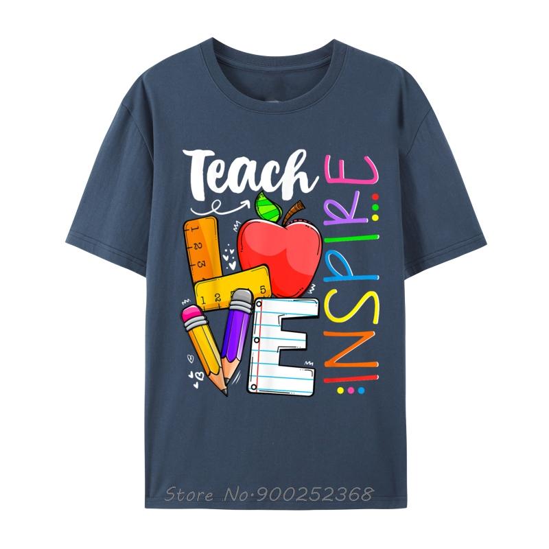 Cute Teach Love And Inspire Teacher Classic Fashionable Cool TShirt Cotton Unisexs T Shirt Harajuku Graphic Tees Casual Tshirt 4XL
Cute Teach Love And Inspire Teacher Classic Fashionable Cool TShirt Cotton Unisexs T Shirt Harajuku Graphic Tees Casual Tshirt 4XL