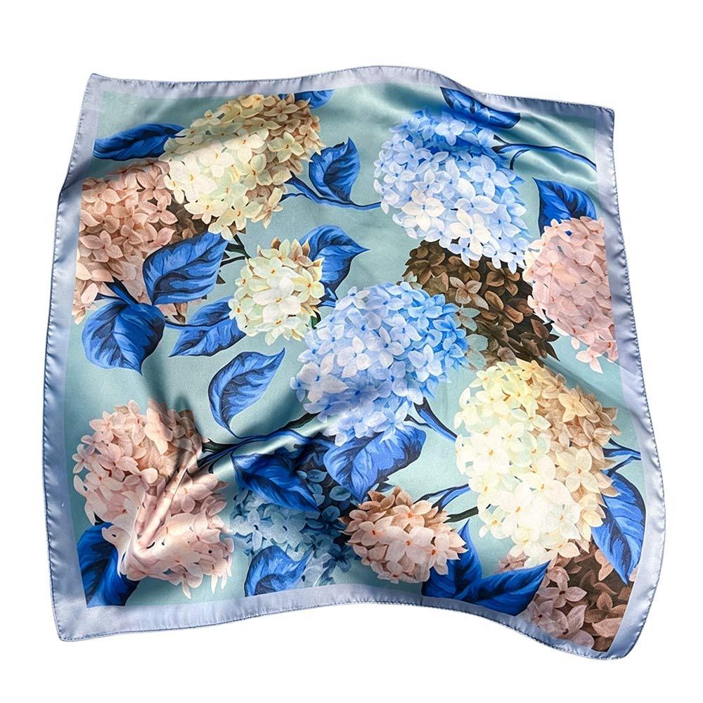 65*65cm Fashion Luxury Women Silk Scarf Flowers Print All-Match Hair Scarf Square Breathable Handkerchief Scarf
65*65cm Fashion Luxury Women Silk Scarf Flowers Print All-Match Hair Scarf Square Breathable Handkerchief Scarf